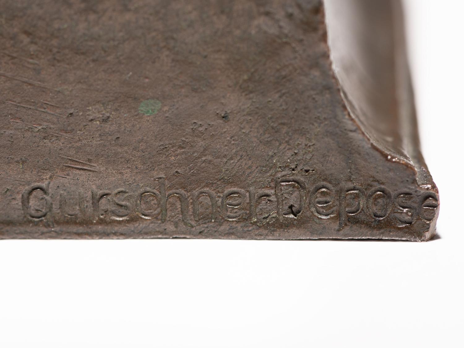 'Ares' Silver Seal with Pedestal Base, c. 1900
