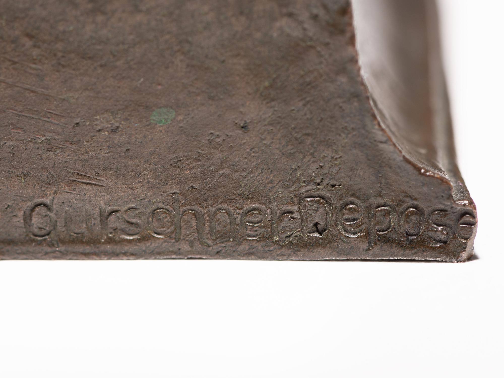 'Ares' Silver Seal with Pedestal Base, c. 1900