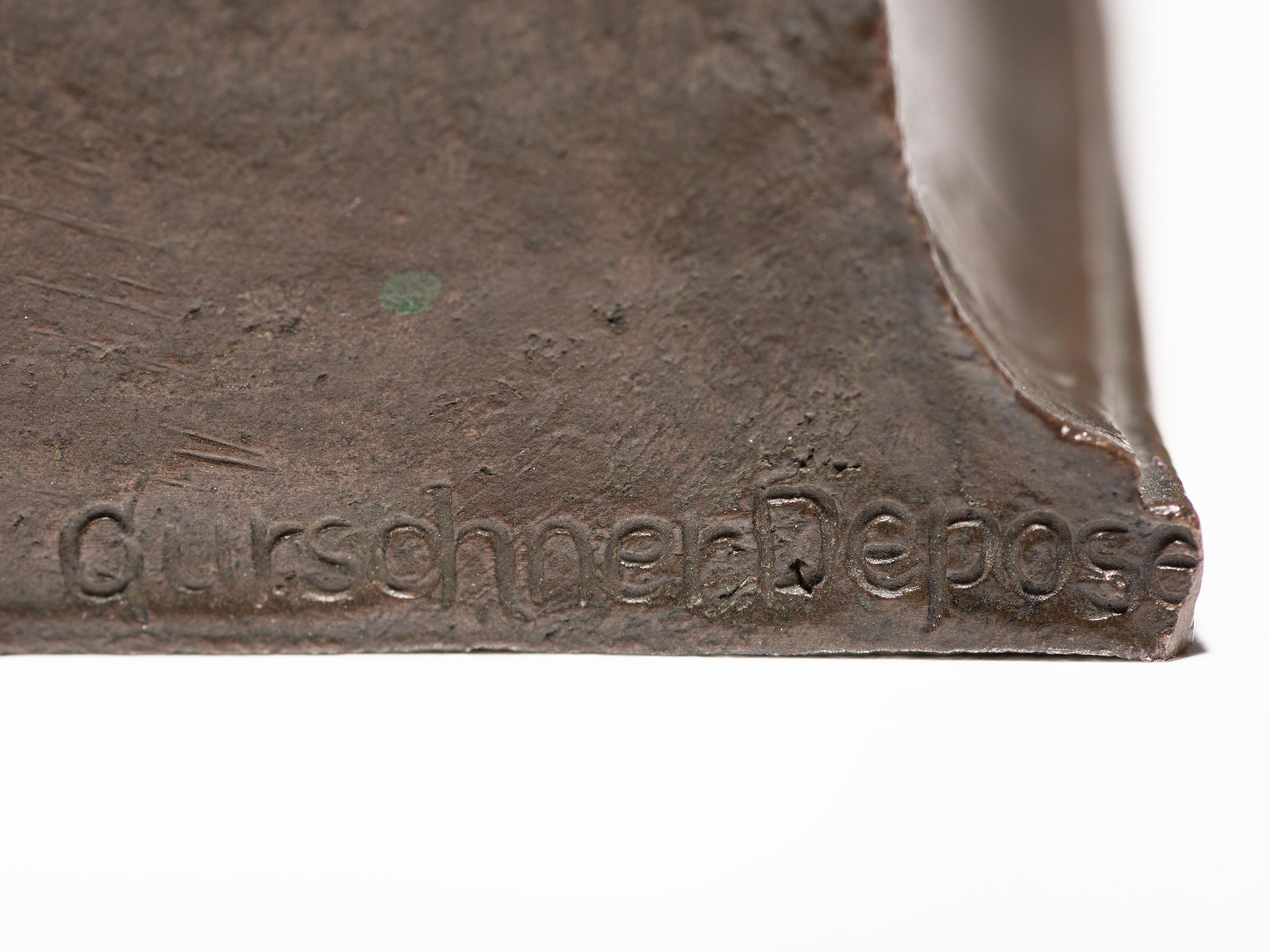 'Ares' Silver Seal with Pedestal Base, c. 1900