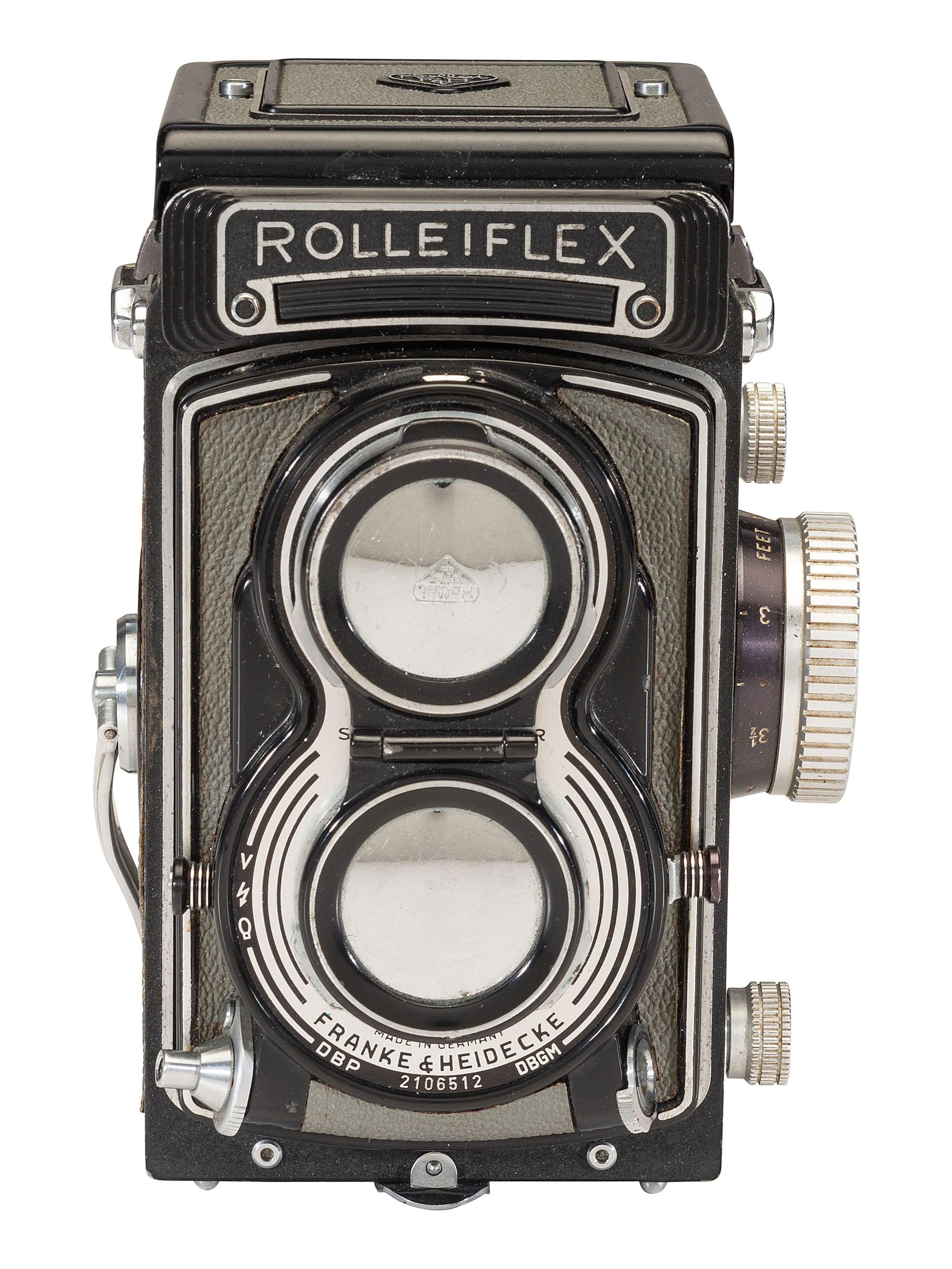 [EARLY PHOTOGRAPHY]. Rolleiflex T Model Type 1 camera.