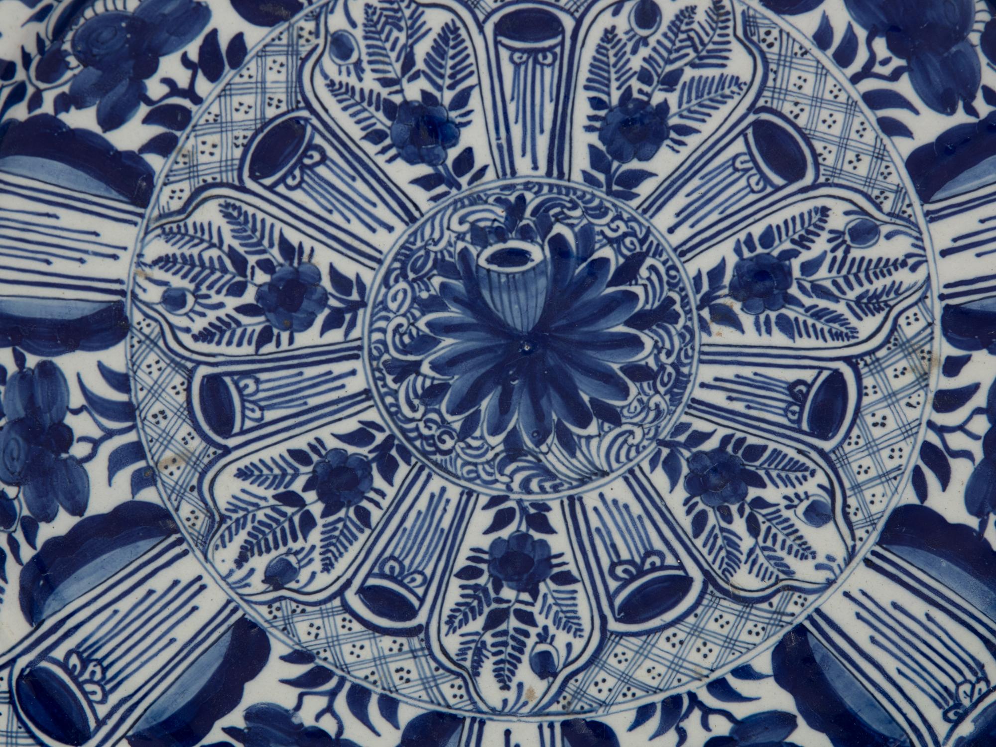 A Pair of Delft Earthenware Chargers