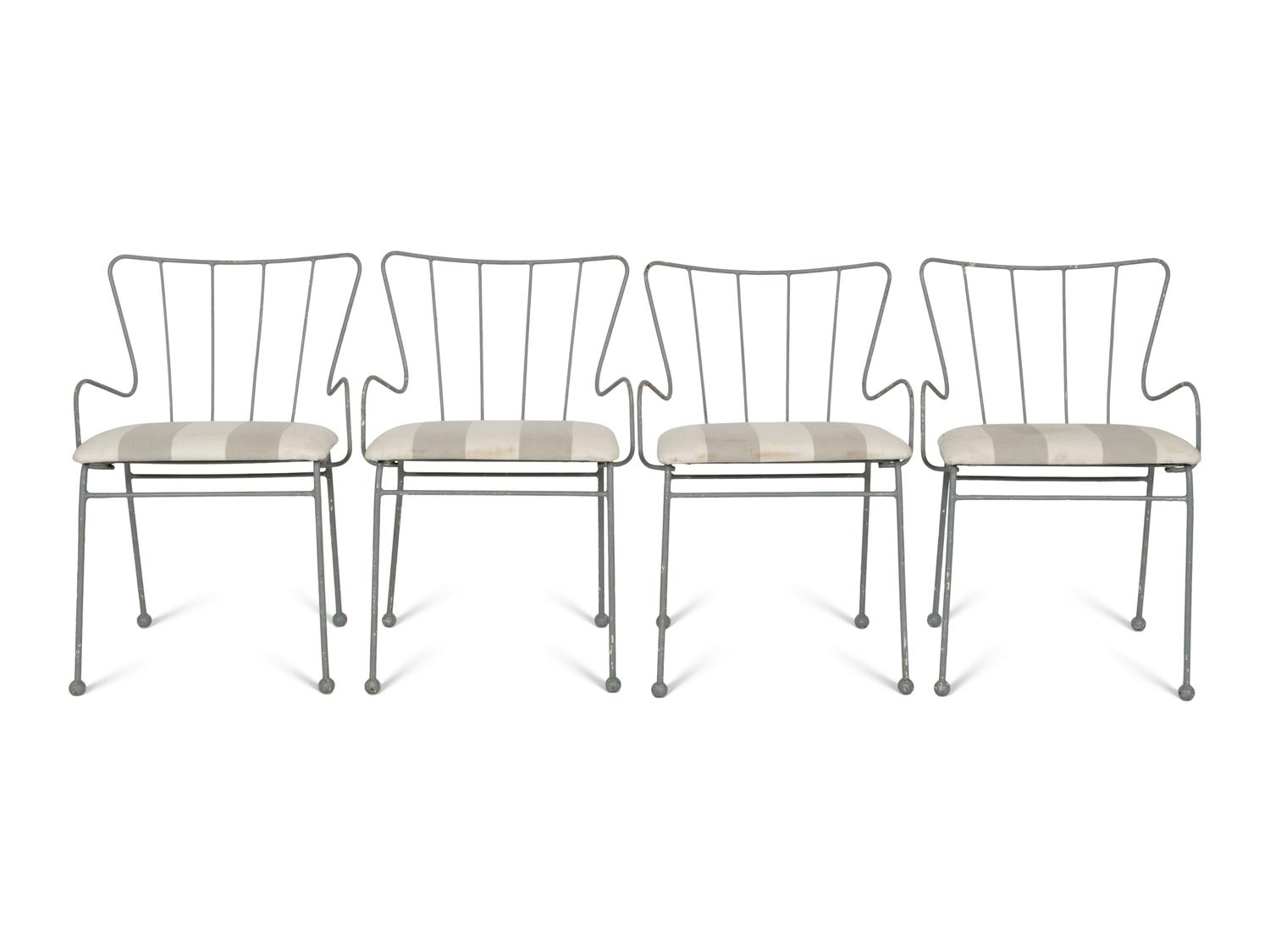 Antelope chairs, set of four Race Furniture, c. 1950
