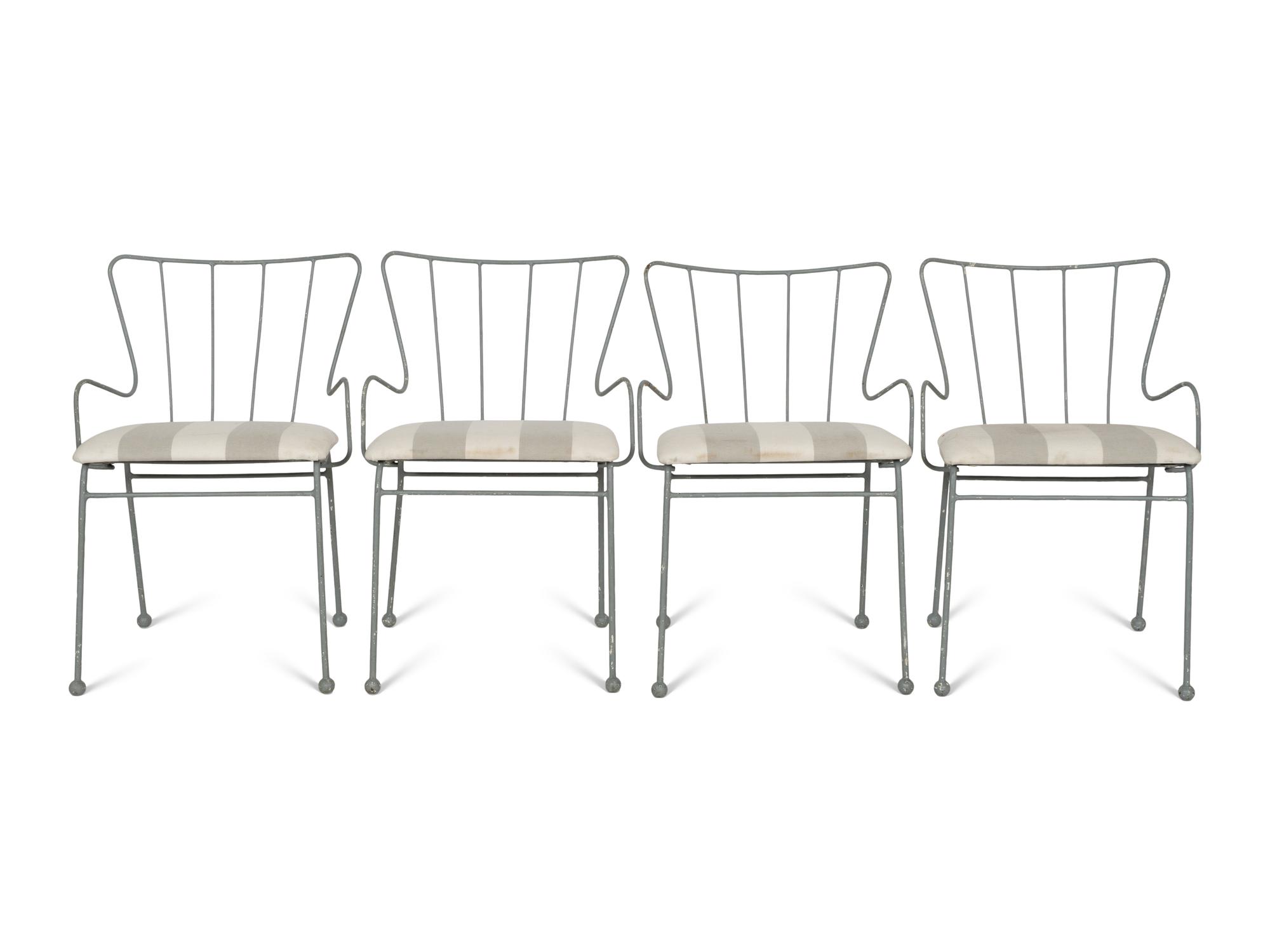 Antelope chairs, set of four Race Furniture, c. 1950