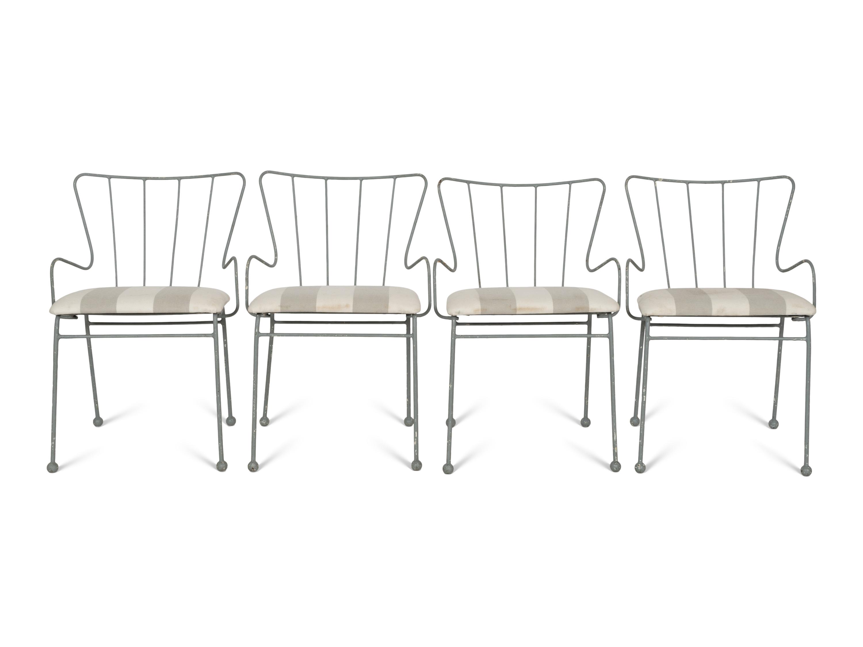 Antelope chairs, set of four Race Furniture, c. 1950