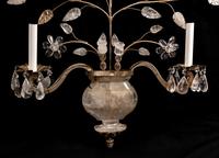 A Pair of Bagues Type 'Rock Crystal' Sconces