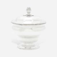 A silver covered sugar bowl Myer Myers (1723-1795), New York, NY, circa 1760