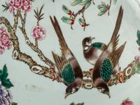 A Pair of Large Gilt Bronze Mounted Famille Rose Porcelain Vases