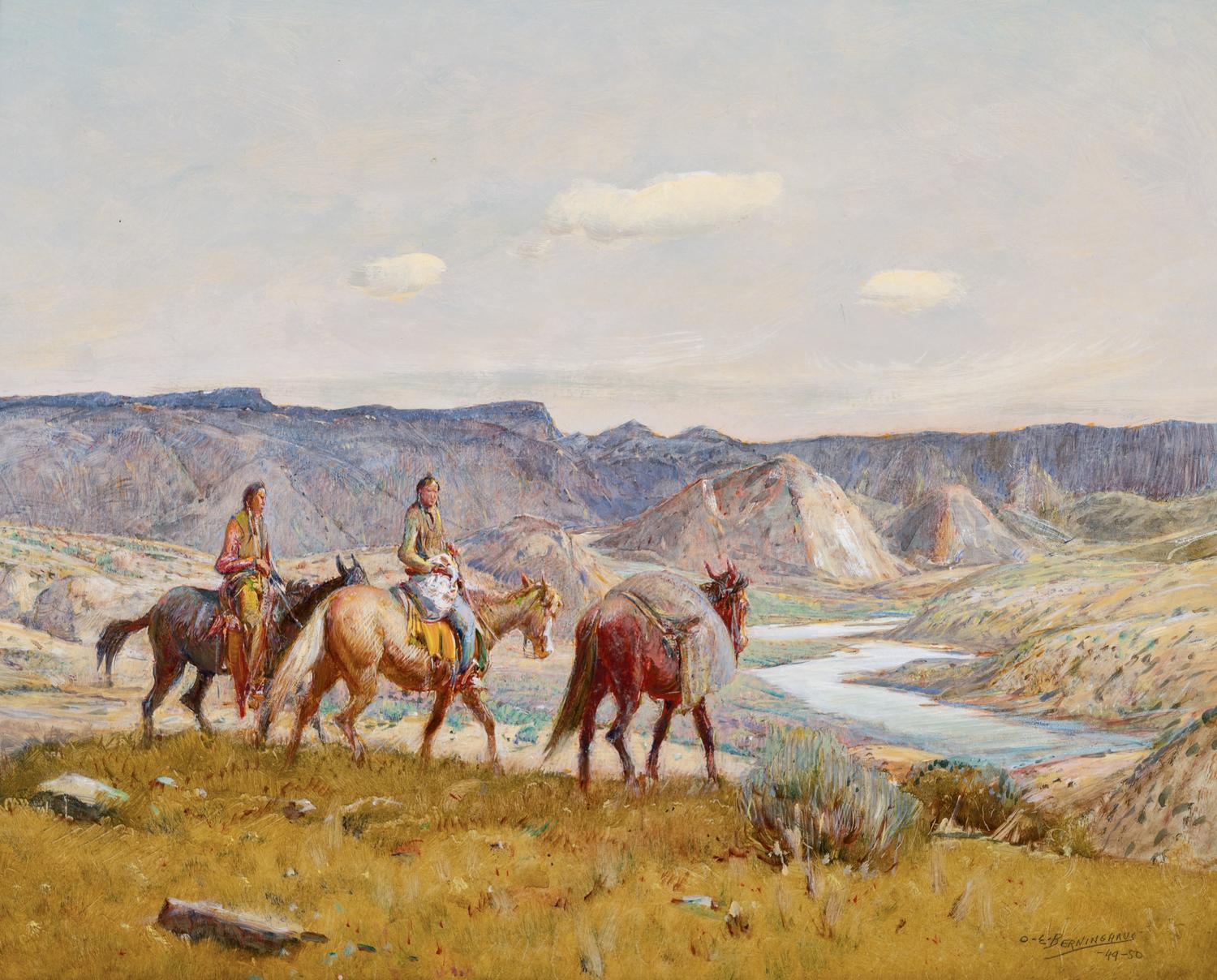 Riders on Horseback, 1949-50