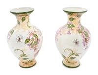 A Pair of Delft Ware Vases
