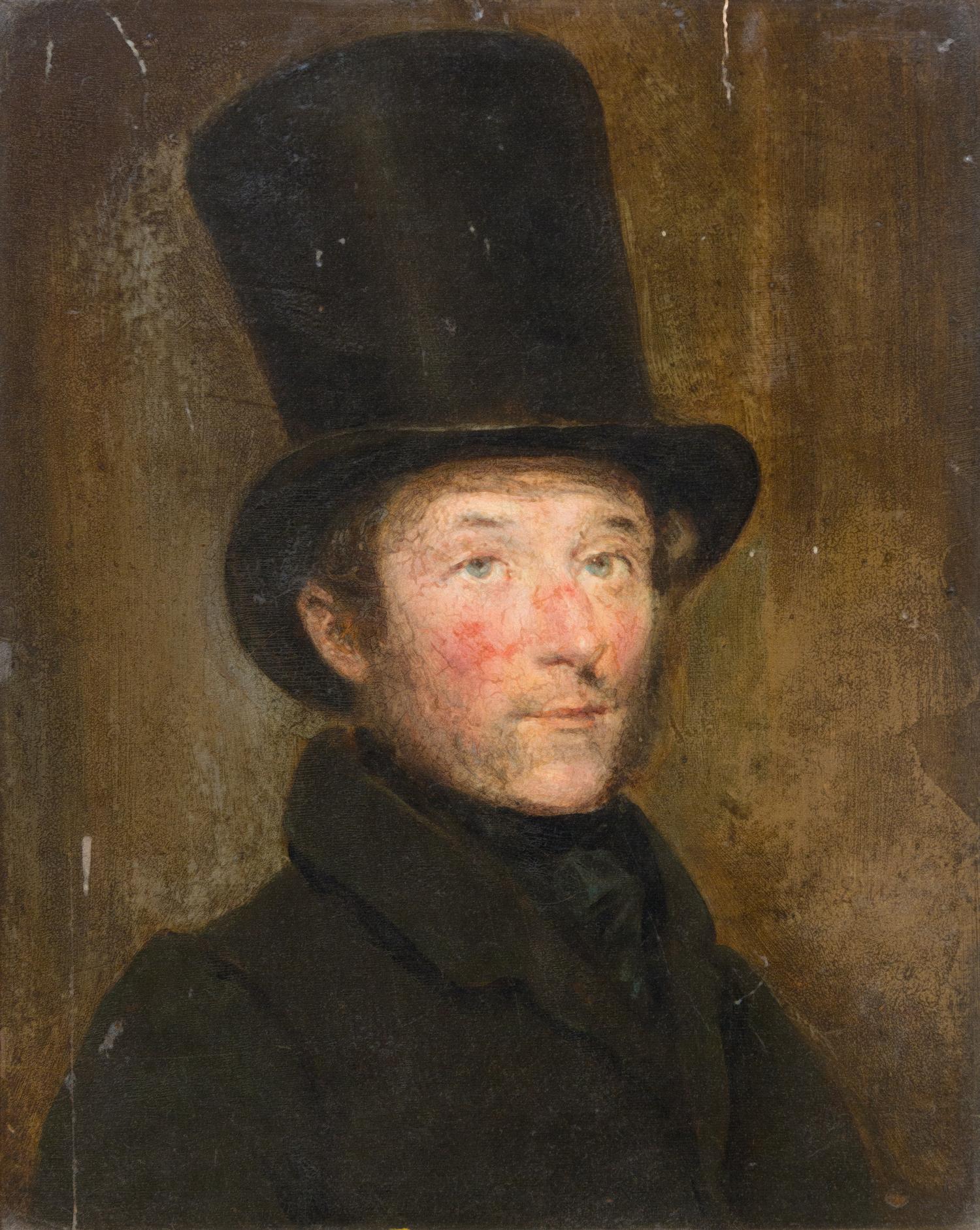 Follower of David Wilkie, (British, 1785-1841), Man in a Top Hat