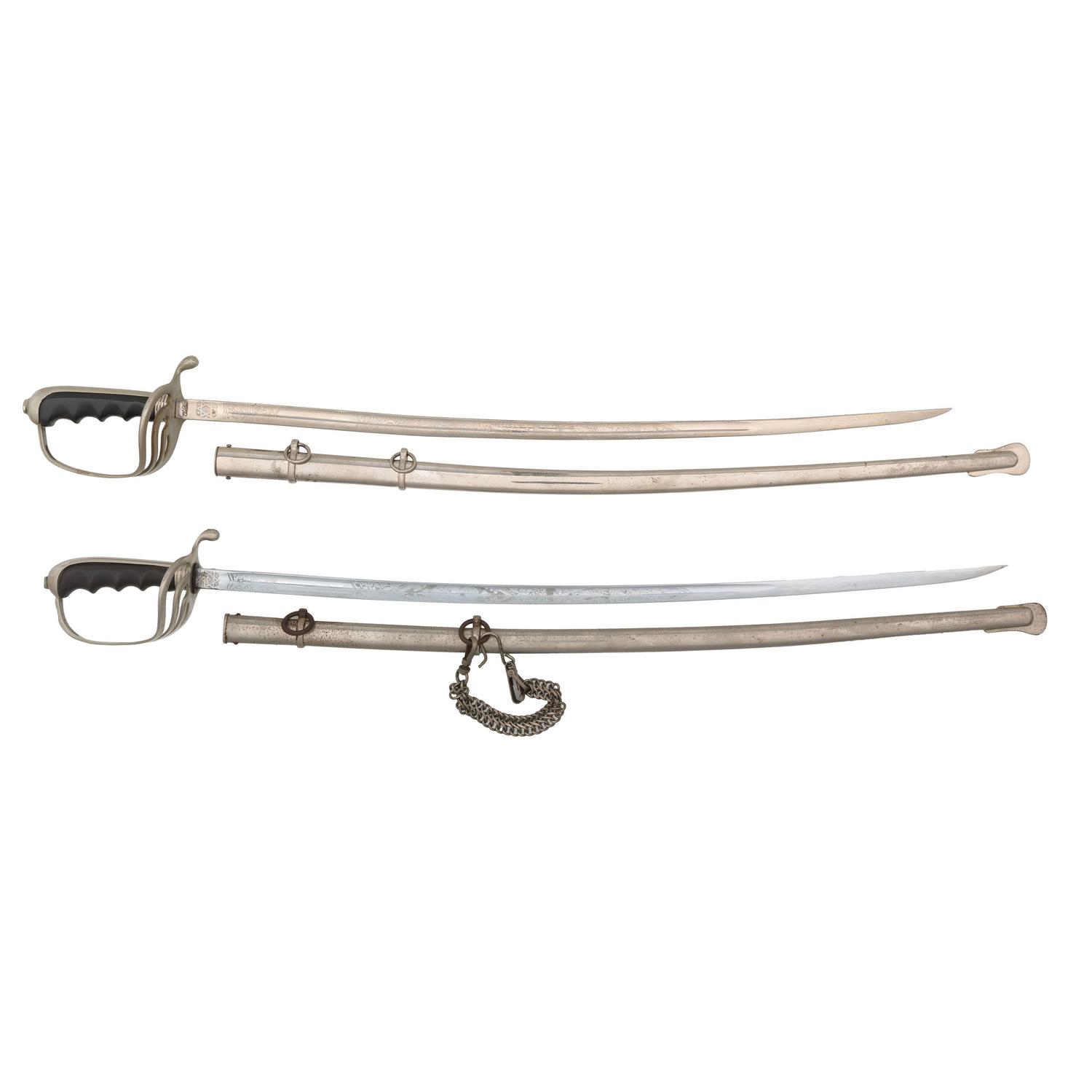Lot of Two U.S. M1902 Officer's Sabers