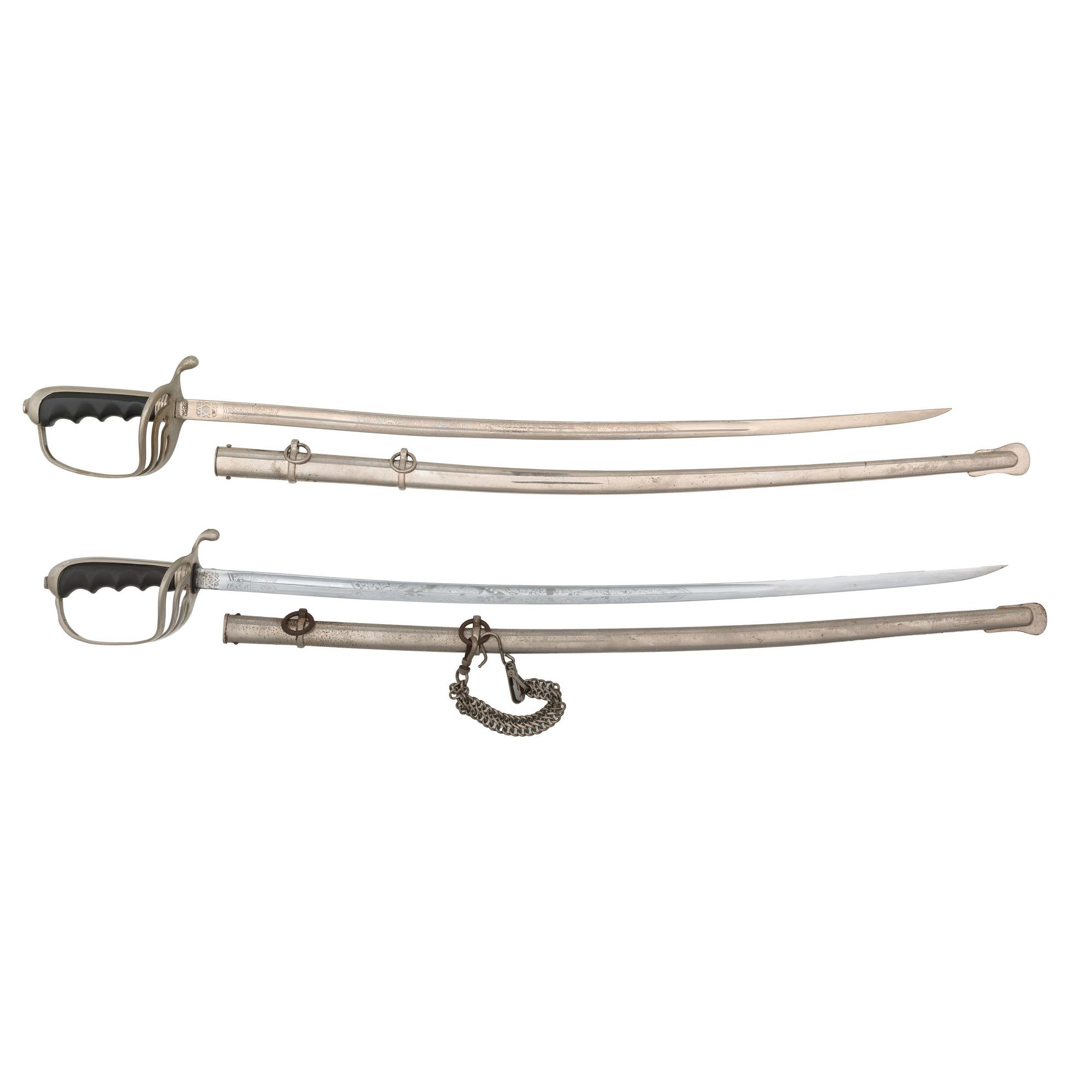 Lot of Two U.S. M1902 Officer's Sabers