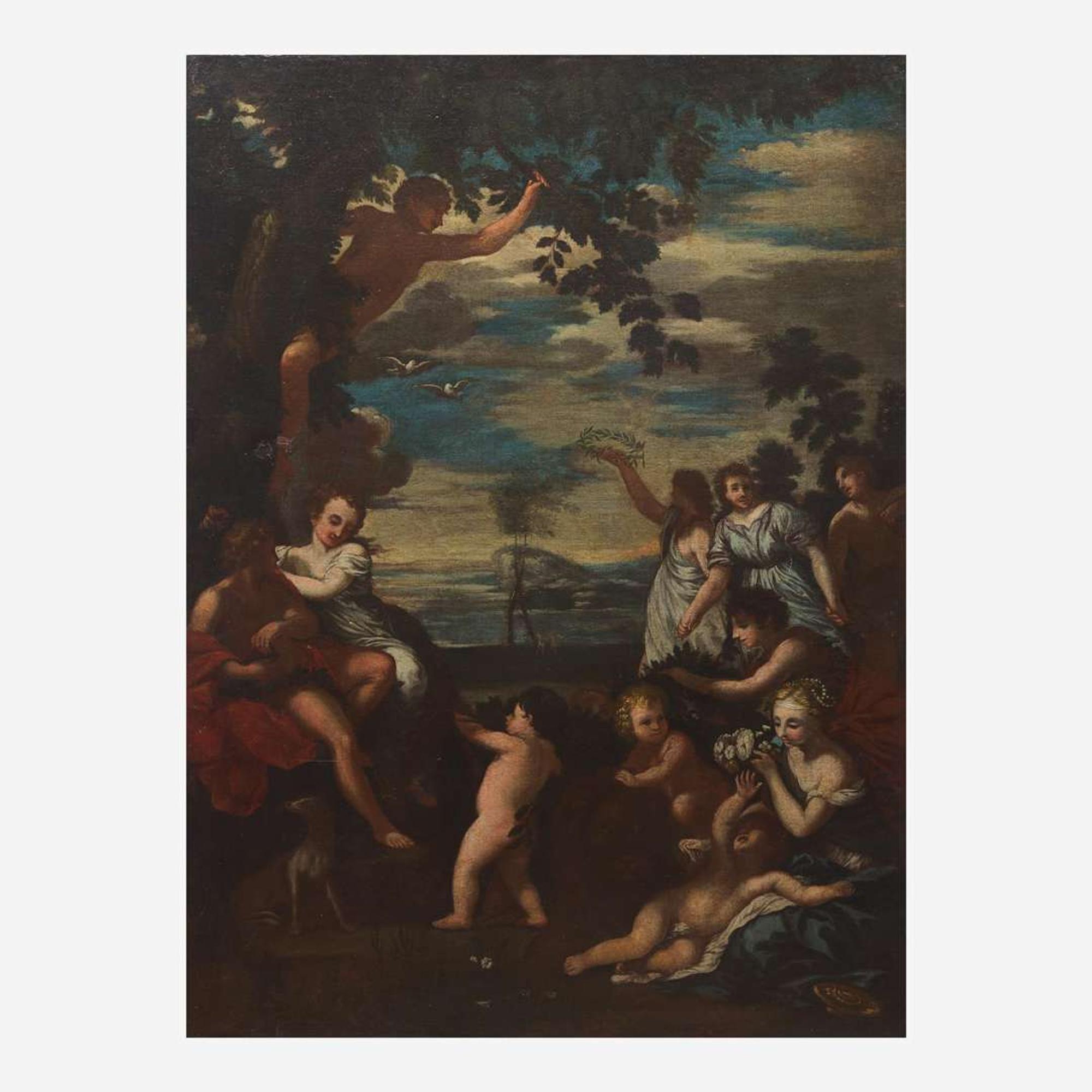 Italian School (18th Century) A Bacchanal