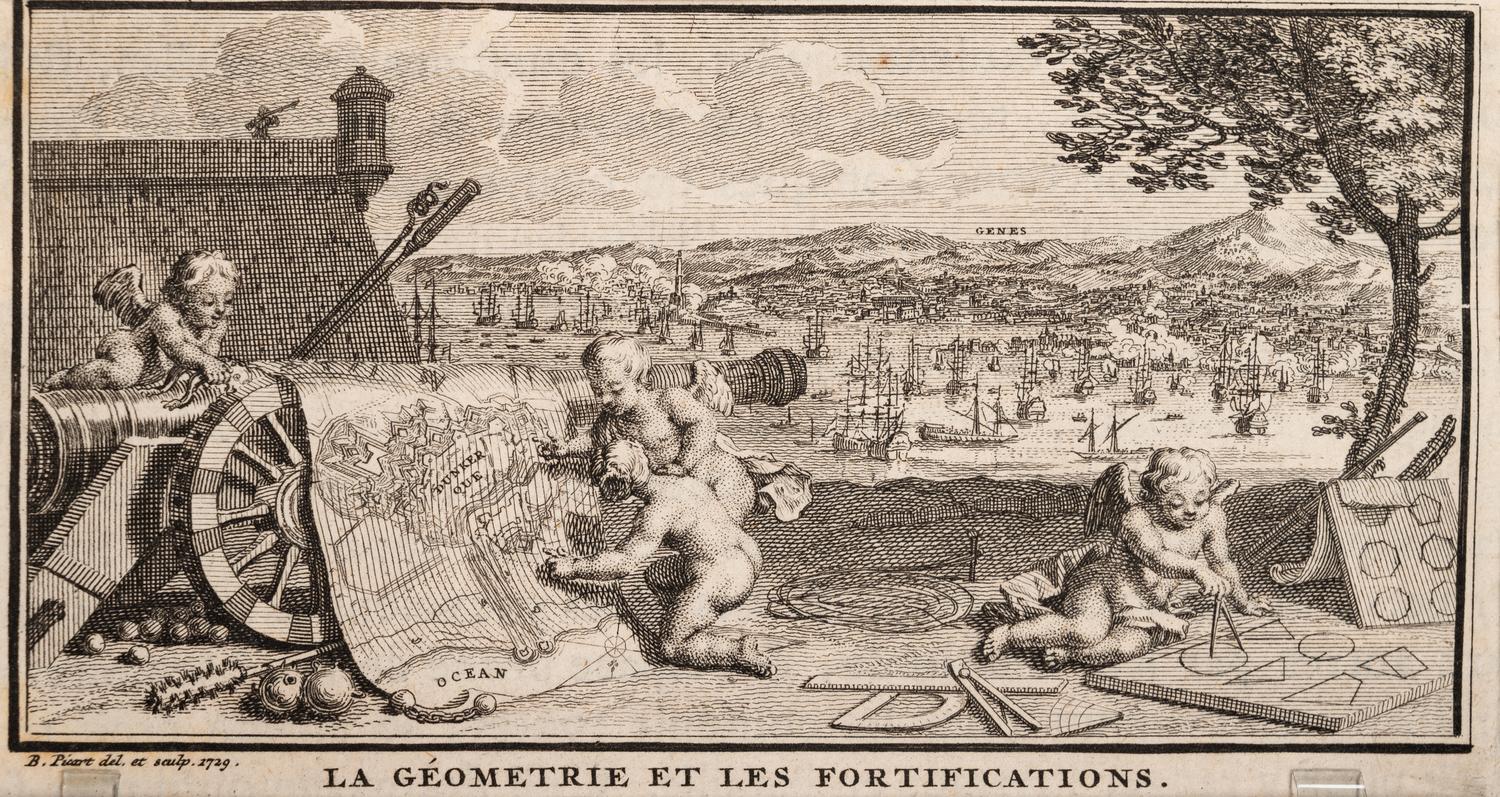 A group of three plates from Oeuvres Diverses de M. de Fontenelle de l'academie
