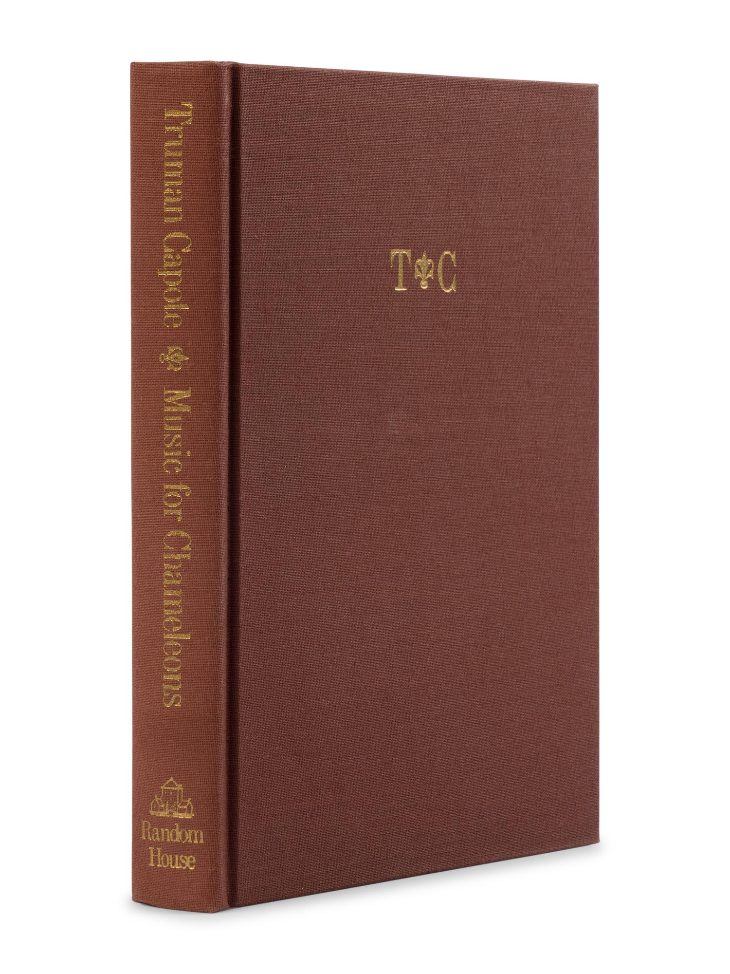 CAPOTE, Truman (1924-1984). Music for Chameleons . New York: Random House, 1980.