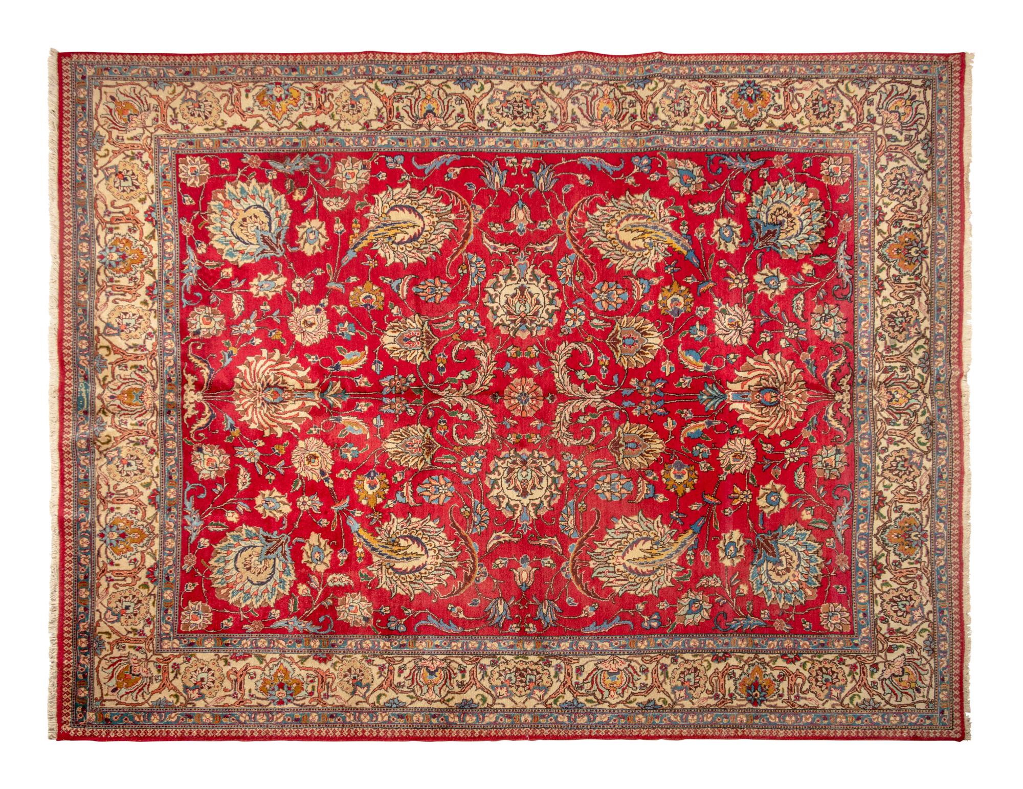 A Tabriz Wool Rug