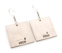Hopi and Southwestern-style Silver Post and Hook Earrings