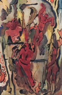 Melvin E. Tess, (Wisconsin, 1926-2016), Abstract II