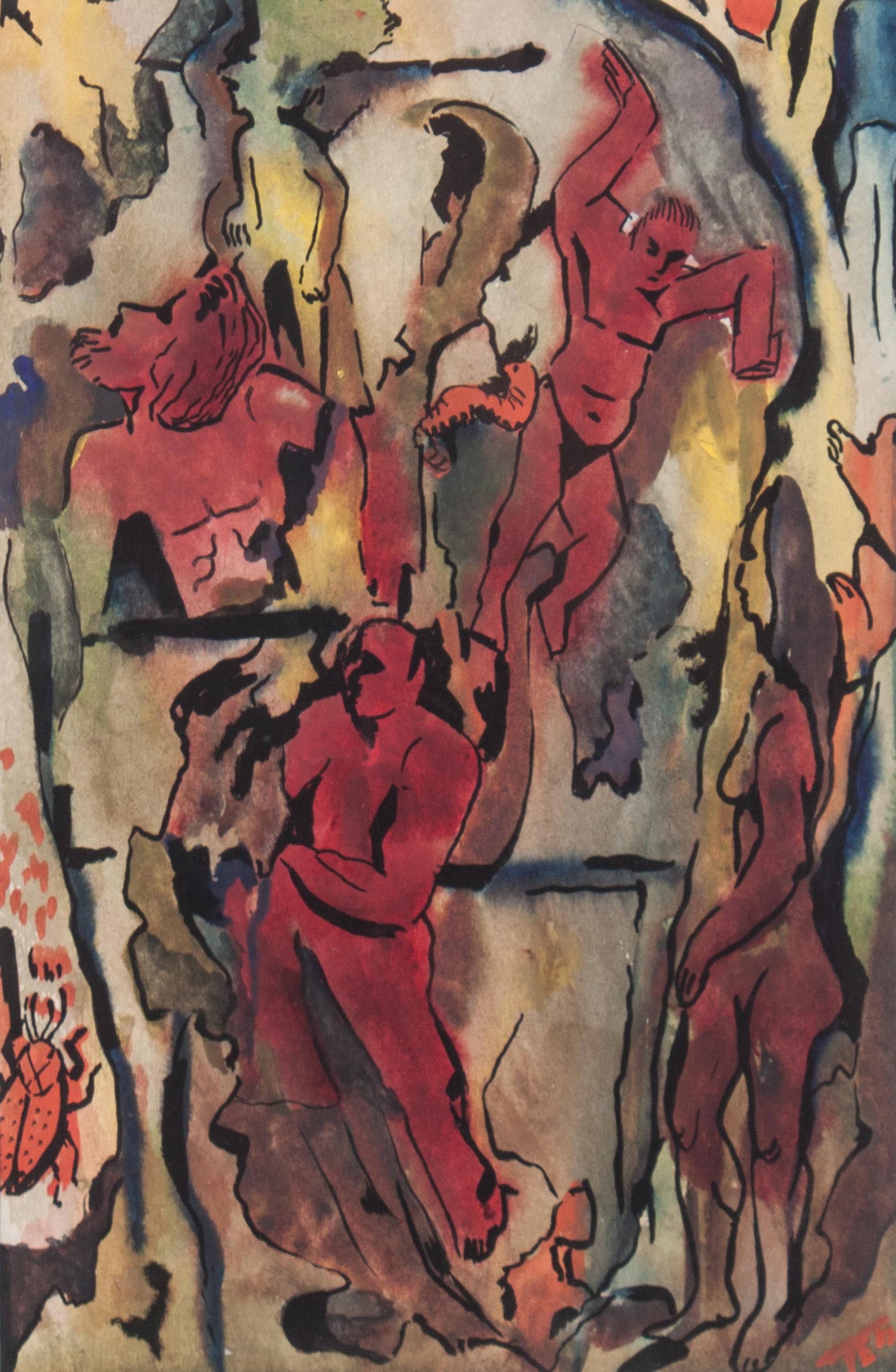 Melvin E. Tess, (Wisconsin, 1926-2016), Abstract II