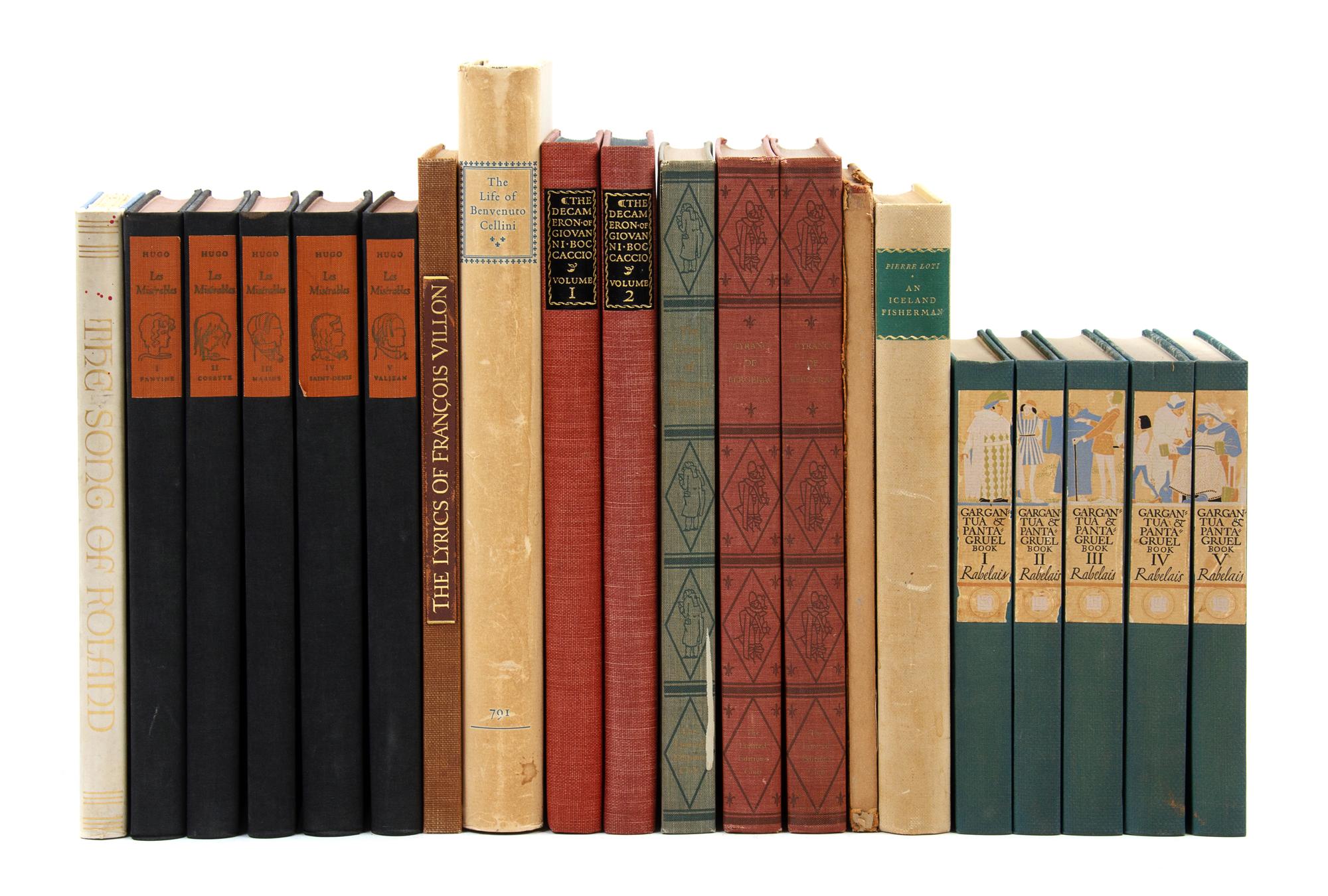 [THE LIMITED EDITIONS CLUB -- WORLD LITERATURE]. A group of 10 works published by The Limited Editions Club.