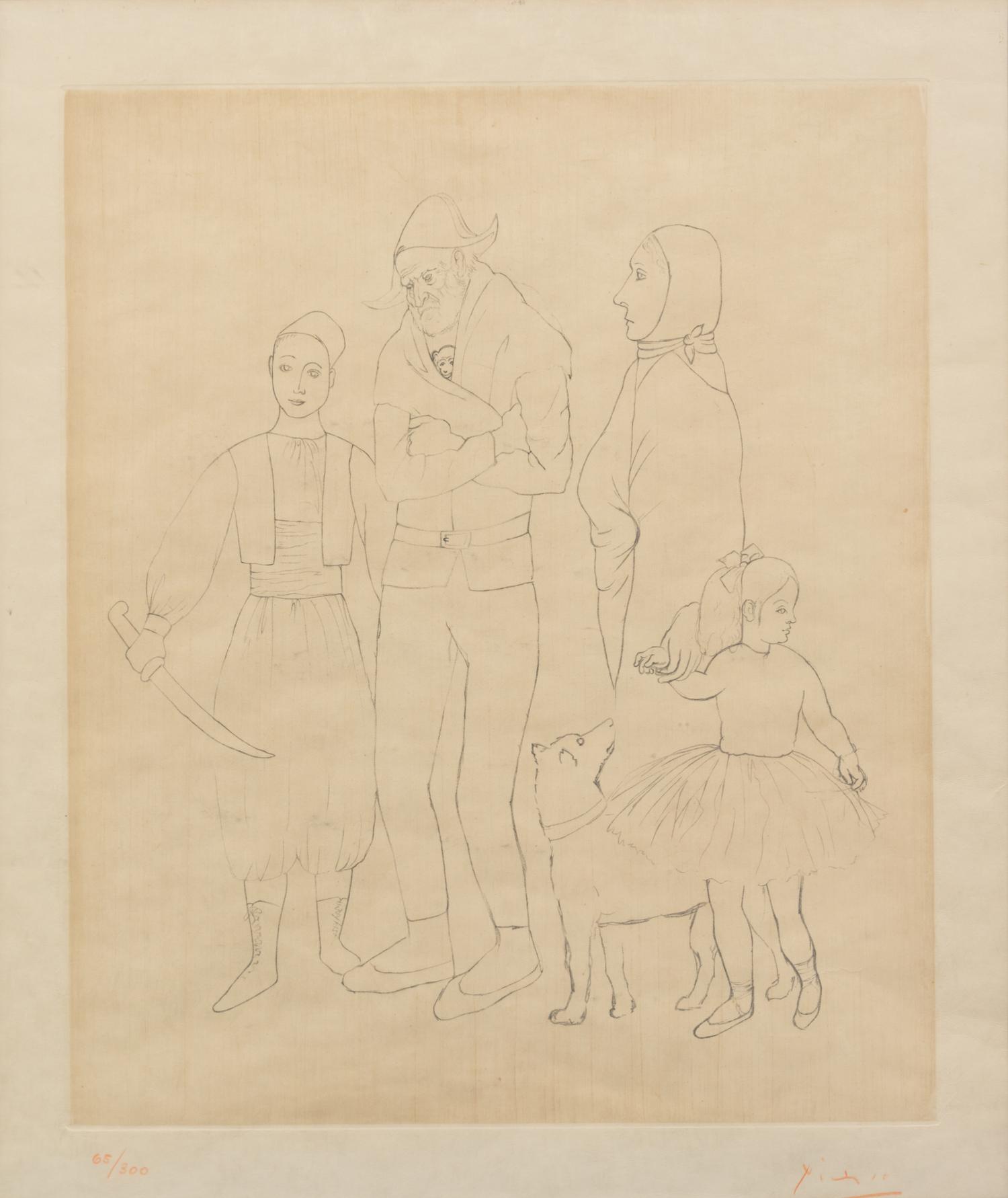 Famille de Saltimbanques