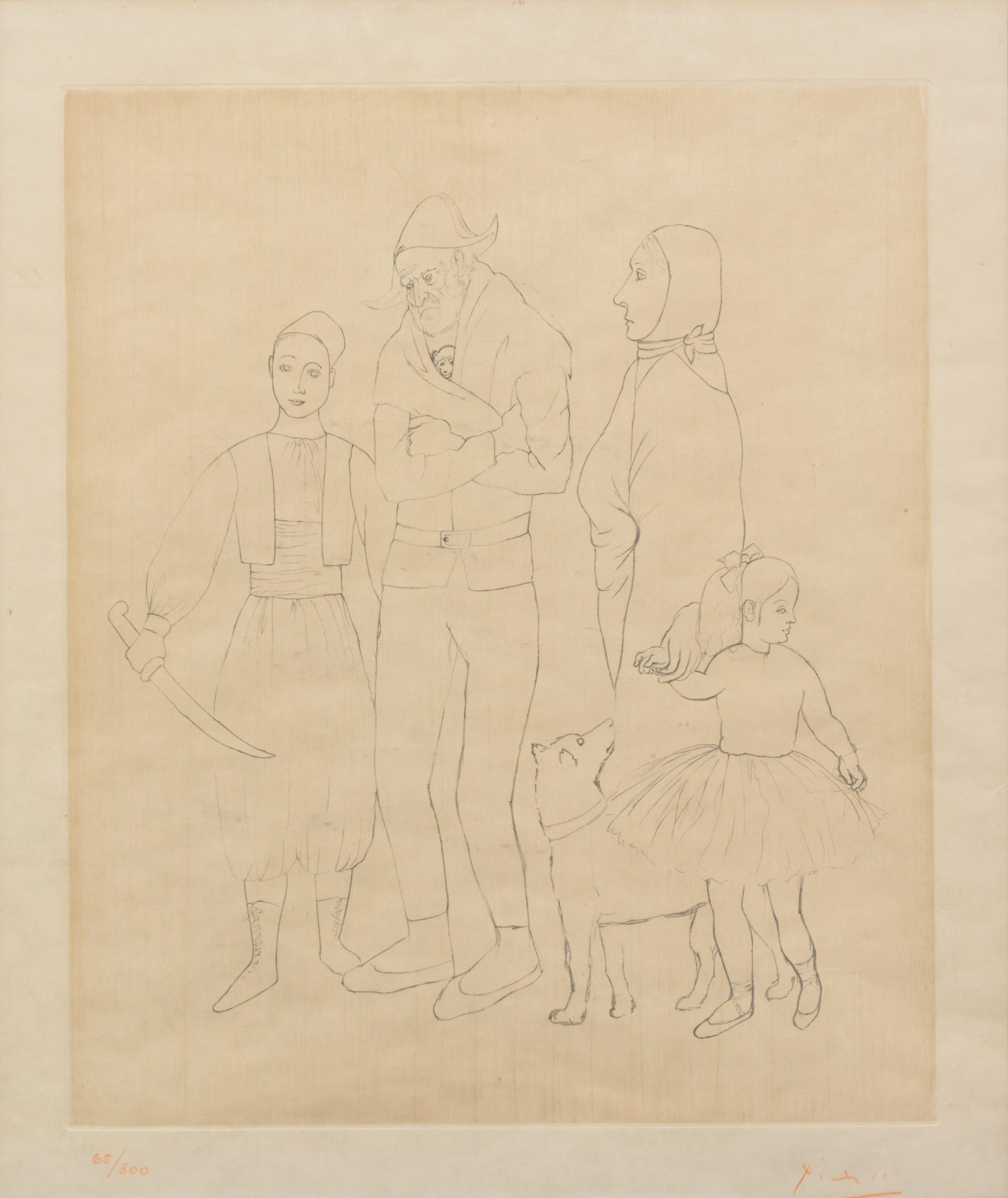 Famille de Saltimbanques