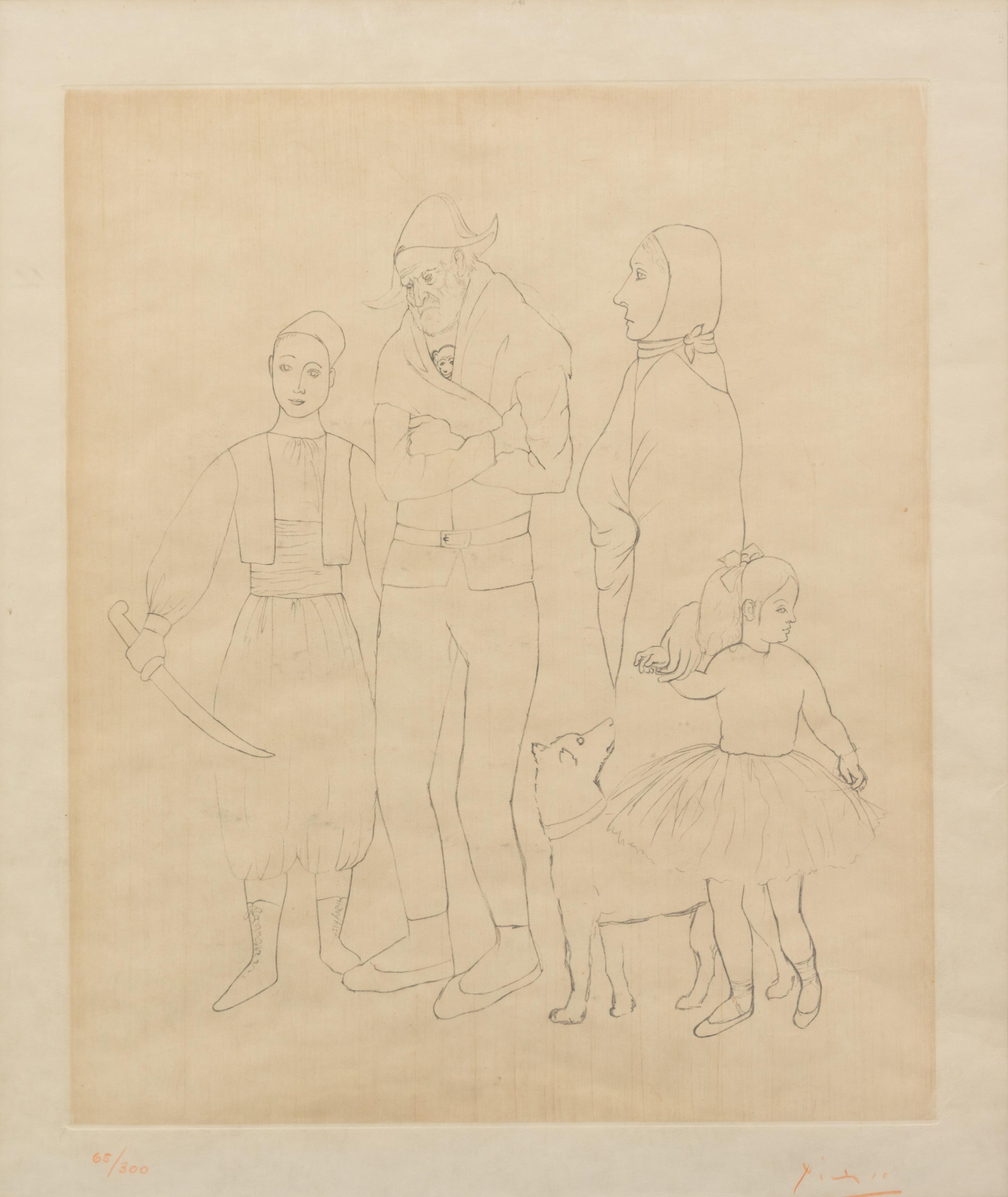 Famille de Saltimbanques