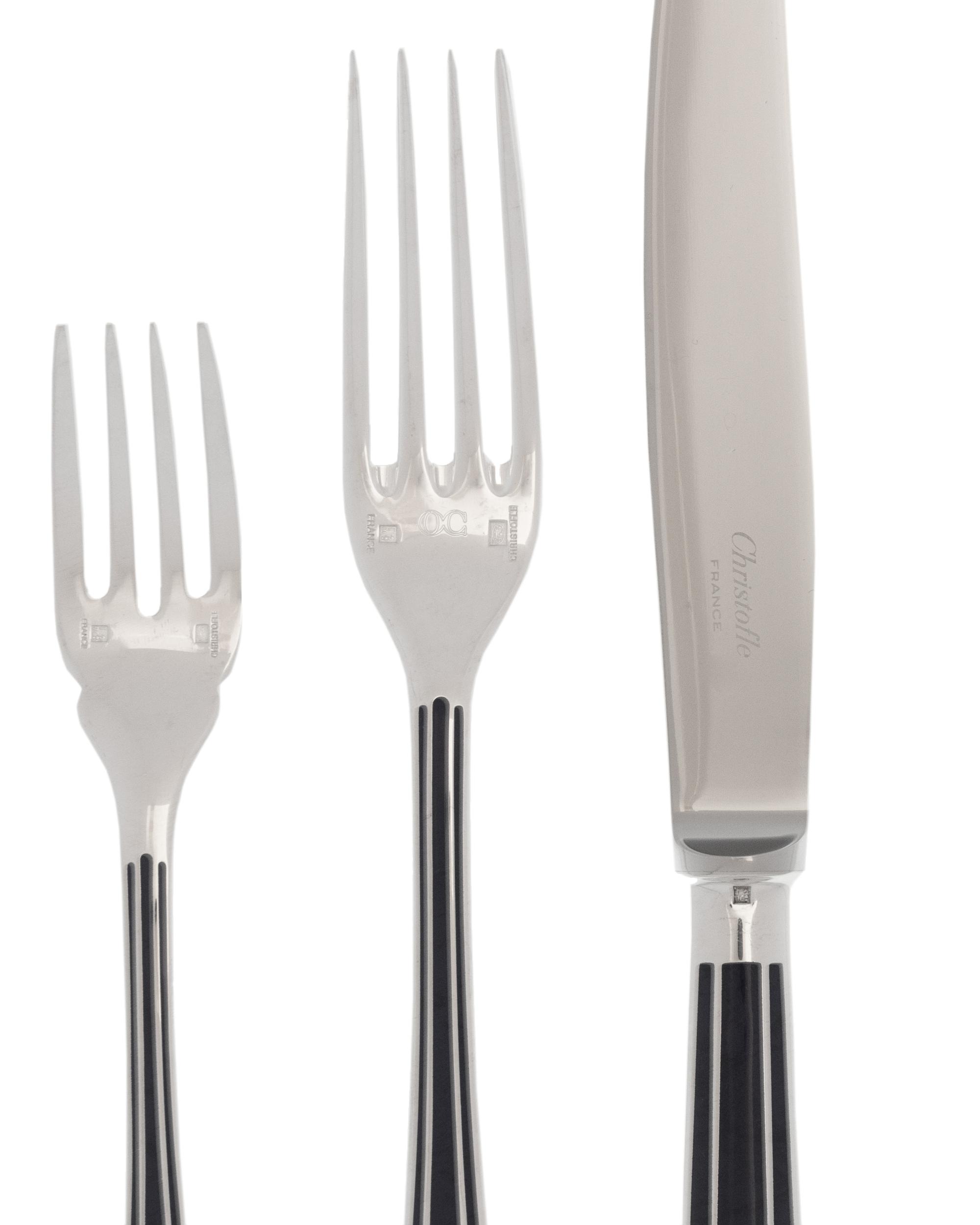 A Collection of Christofle Silver-Plate Flatware and Other Christofle Articles