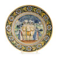 An Italian Majolica Platter