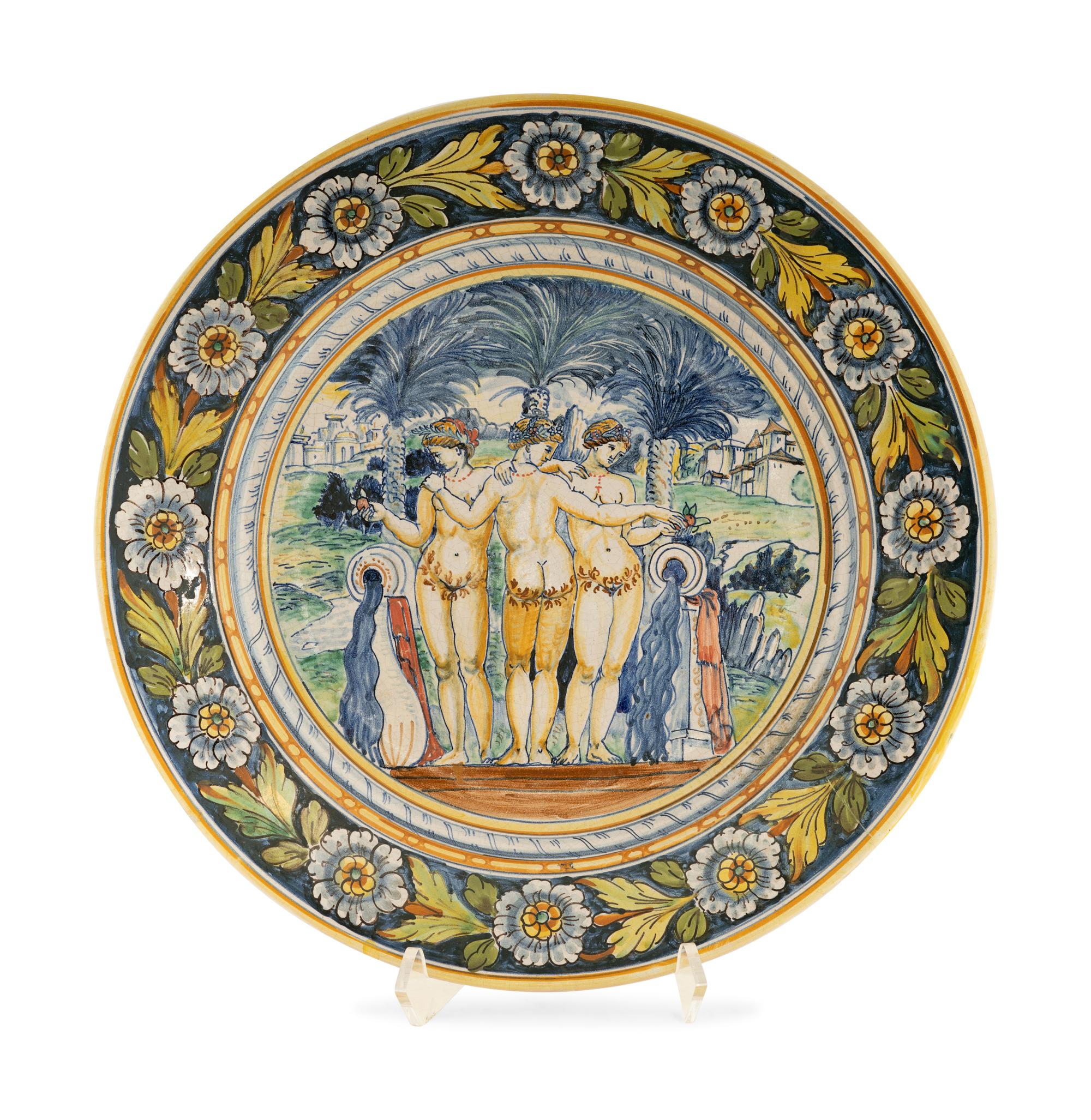 An Italian Majolica Platter
