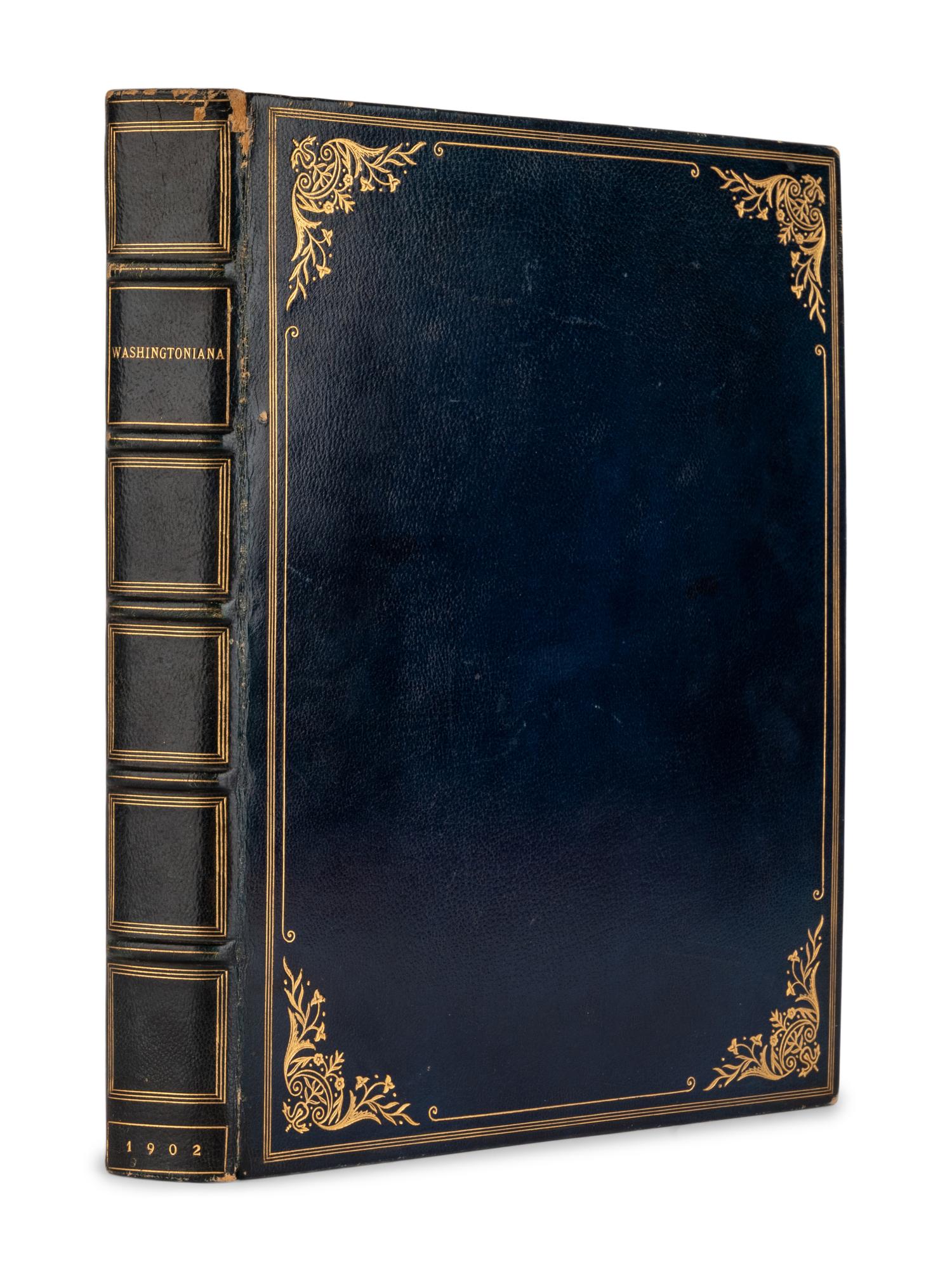 [WASHINGTON, George (1732-1799)]. Caption title: "Washingtoniana. Sketches of George & Martha Washington." N.p., n.d., 1902.