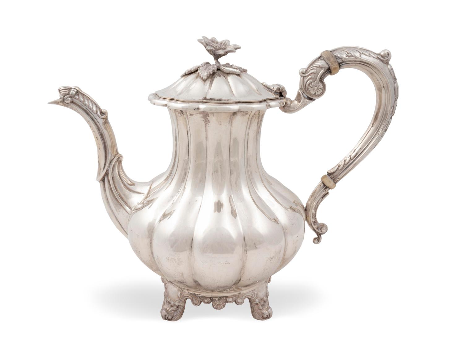 A Canadian Silver Teapot — Birks, Montreal, 20th Century