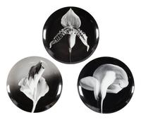 Calla Lily, Flower , and Orchid (three works)