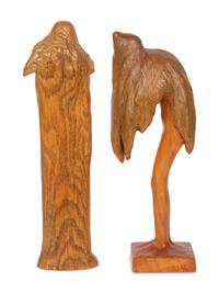 Oak Song, 1915 and Weeping Willow (two works)
