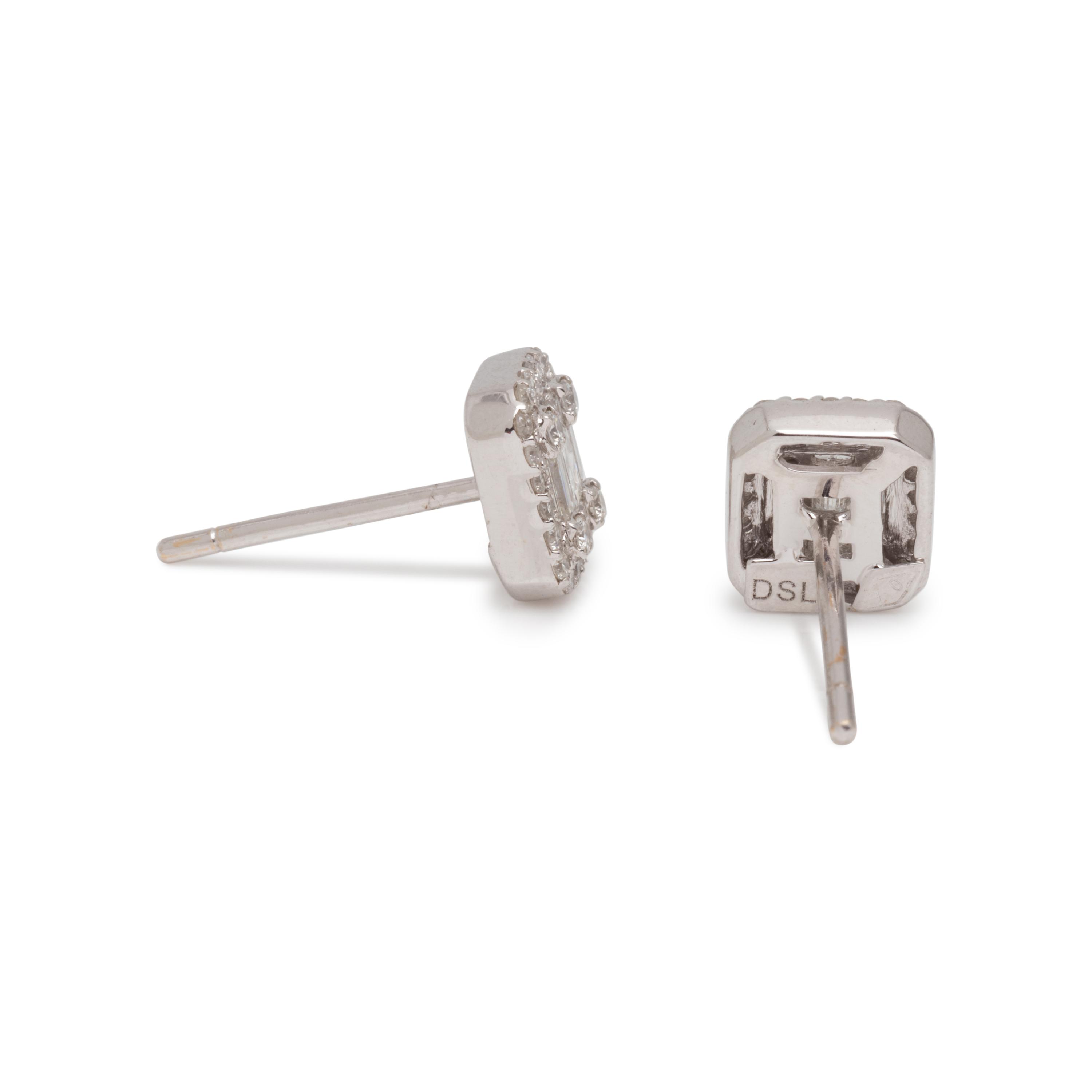 COLLECTION OF WHITE GOLD AND DIAMOND JEWELRY