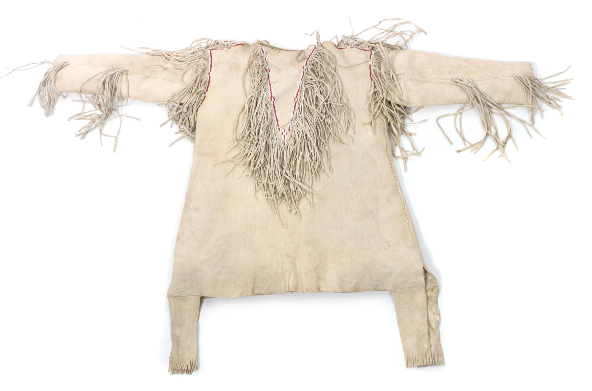 A Southern Cheyenne Boy's Outfit Length of shirt 20 inches.
