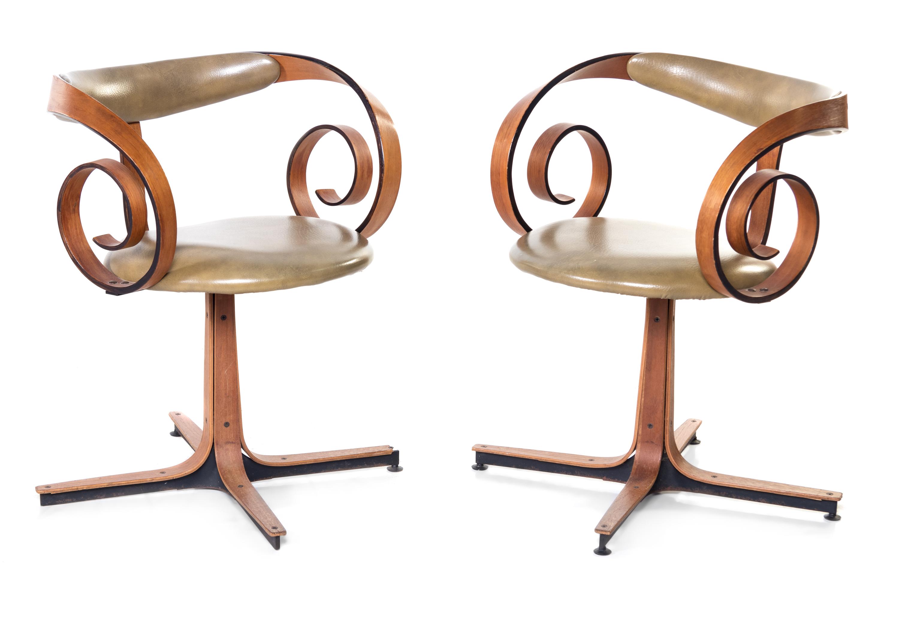 Pair of Armchairs Plycraft, USA