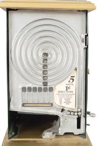 A Pace Manufacturing Co. 1 Cent 'Whiz Ball' Countertop Skill Game