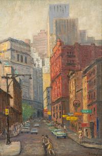 A Street in Tribeca, Manhattan