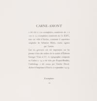Carne-Amont Suite (Complete Portfolio of Six)