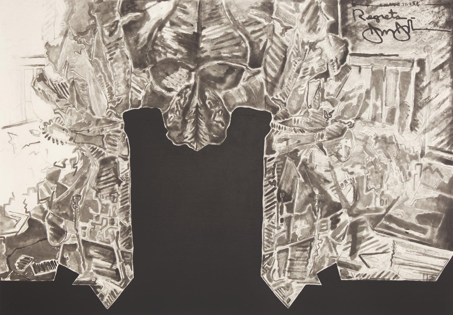 Jasper Johns (American, b. 1930) — Regrets , 2014