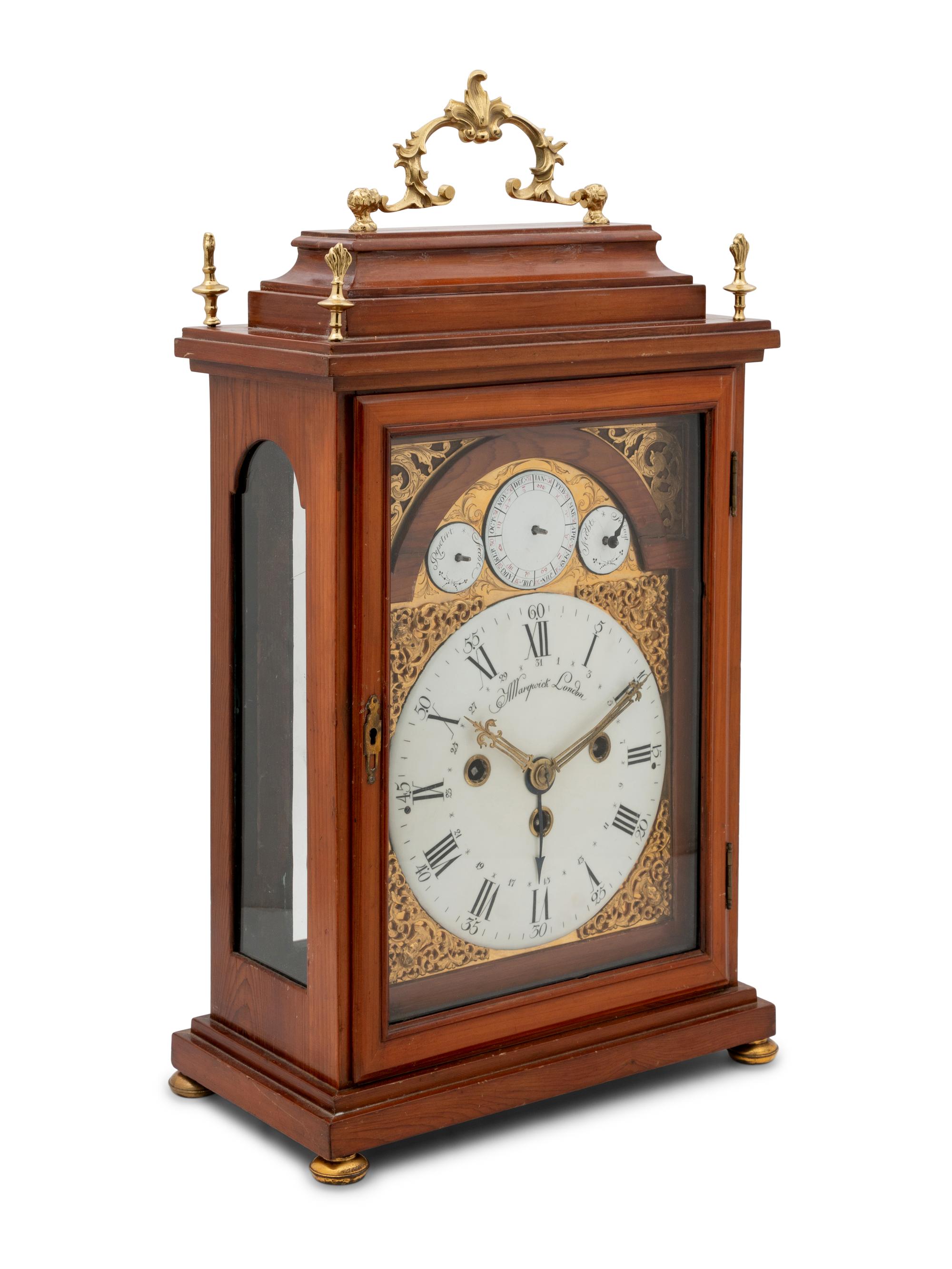 An Austrian Musical Bracket Clock with an English Movement