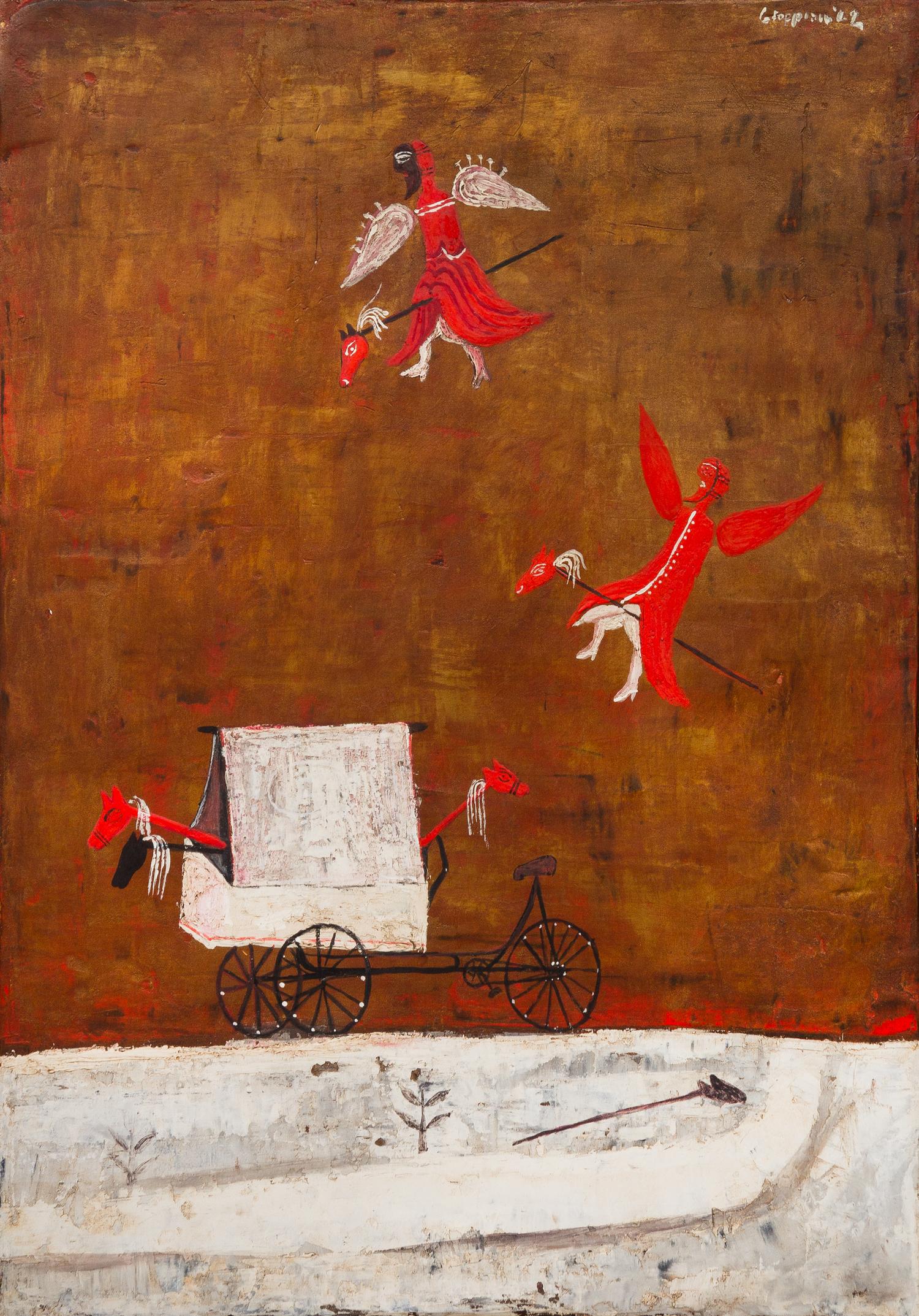 Gustavo Foppiani Gustavo Foppiani, (Italian, 1925-1986), Trasporto Cavalli, 1962