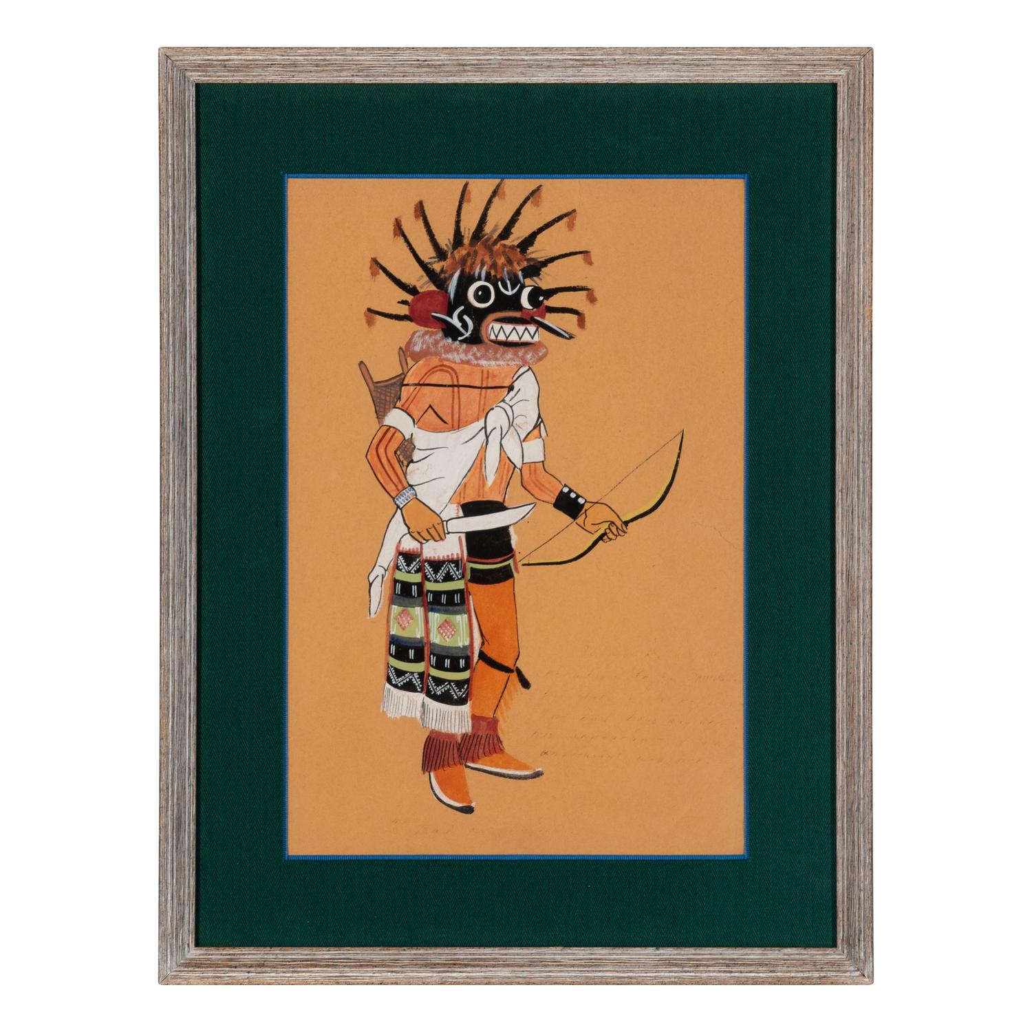 Series of Katsina Paintings tempera on paper