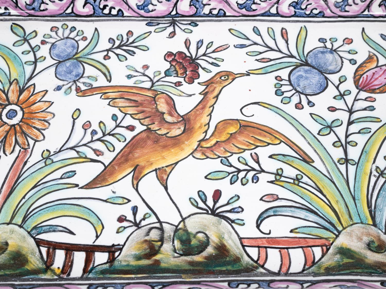 A Group of Hand-Painted Portuguese Pottery Articles