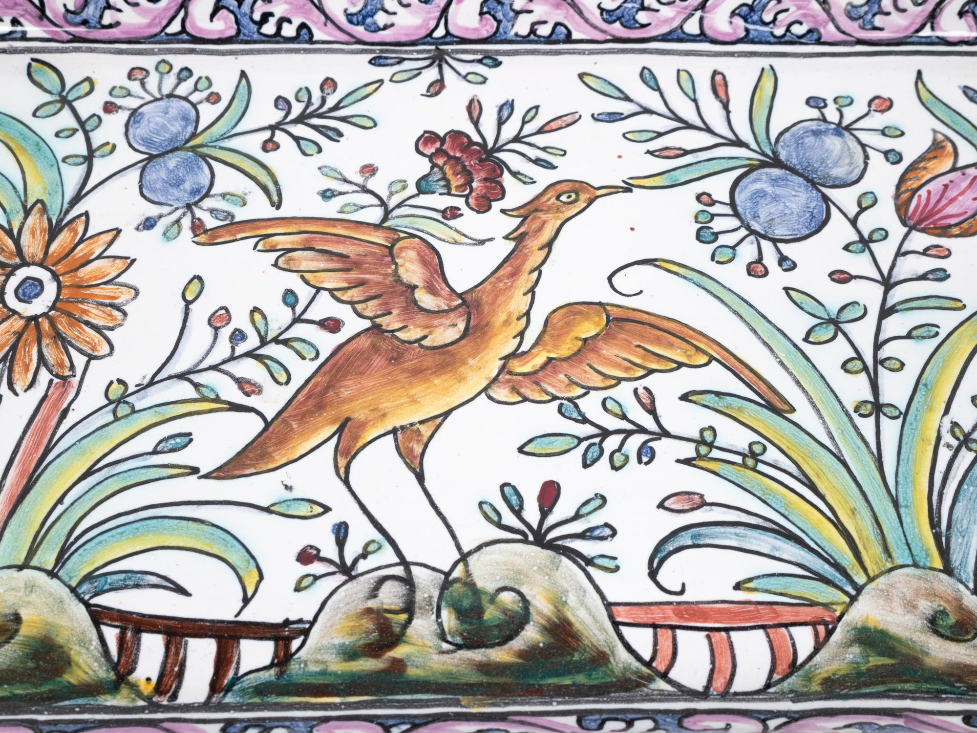A Group of Hand-Painted Portuguese Pottery Articles