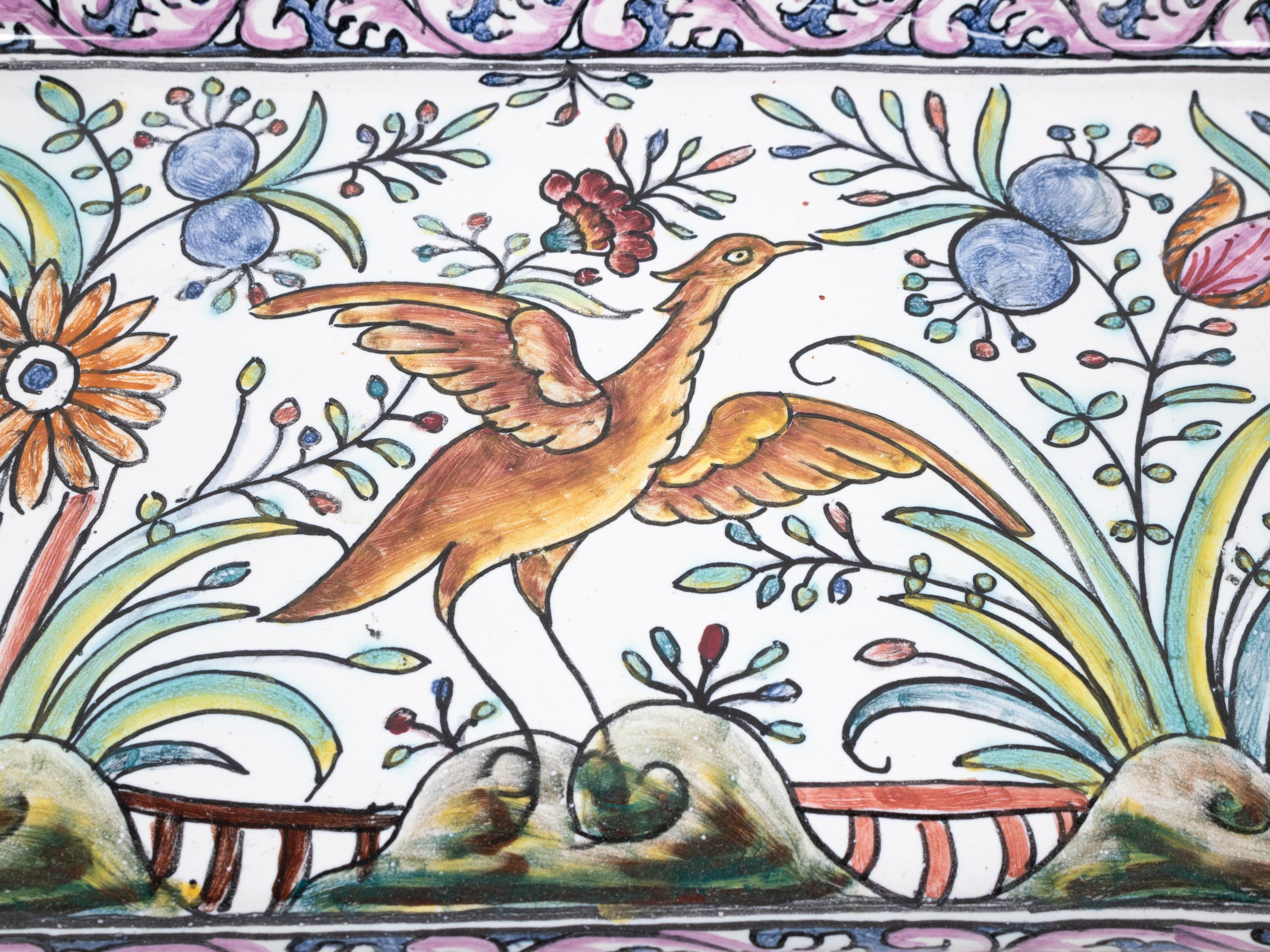 A Group of Hand-Painted Portuguese Pottery Articles