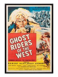 Vintage Movie Poster, Ghost Riders of the West