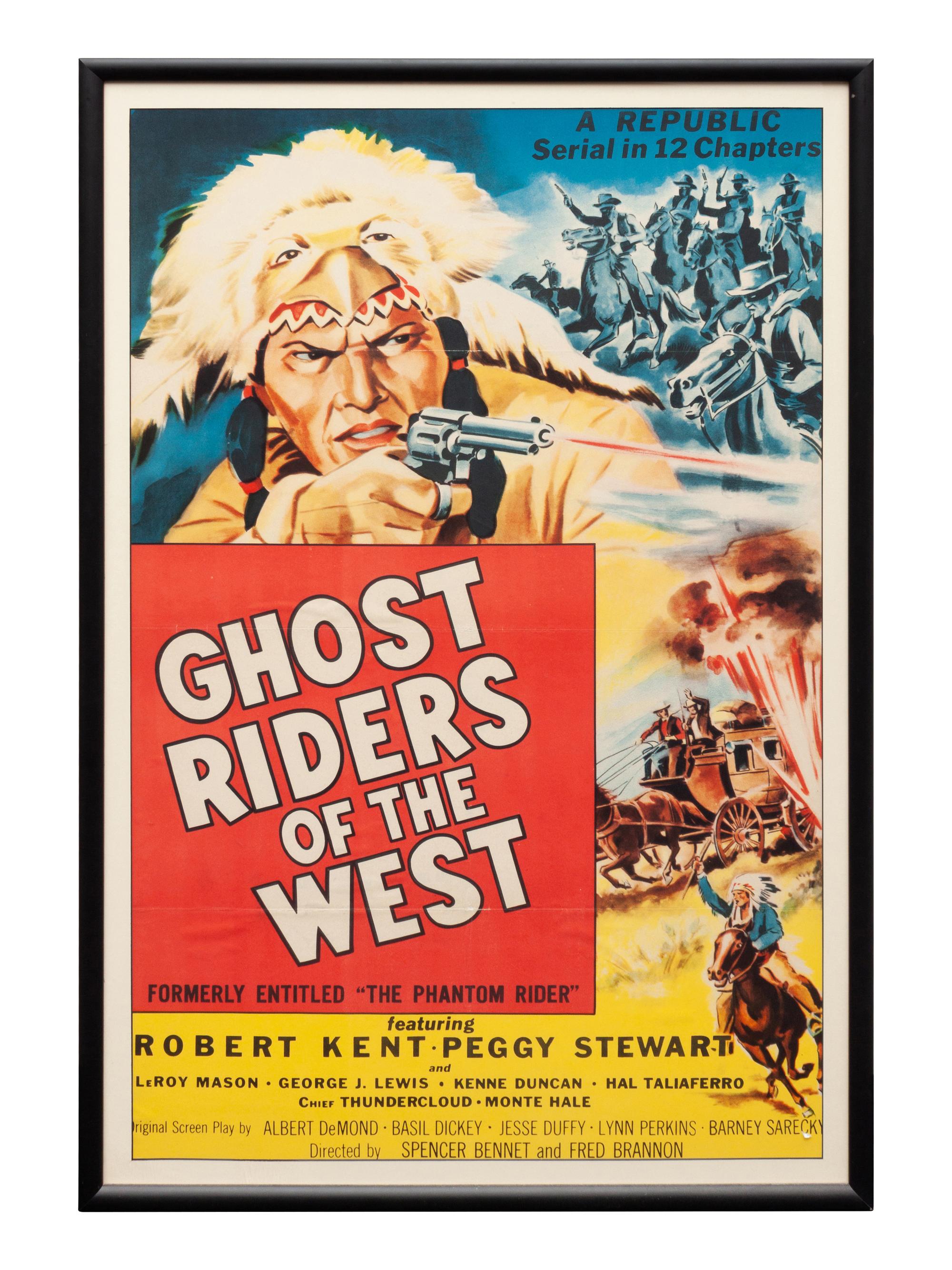 Vintage Movie Poster, Ghost Riders of the West