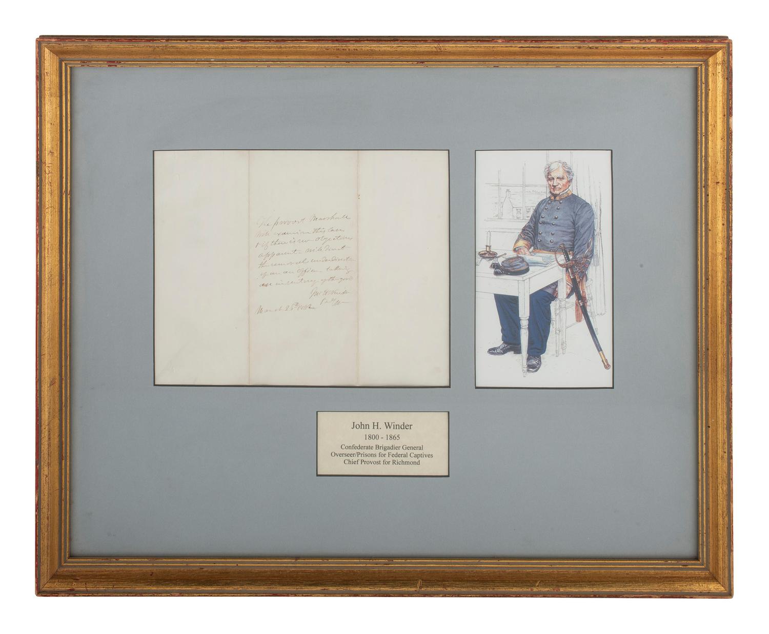 [CIVIL WAR]. Collection of illustrated war-date newspapers, maps, prints, and correspondence.